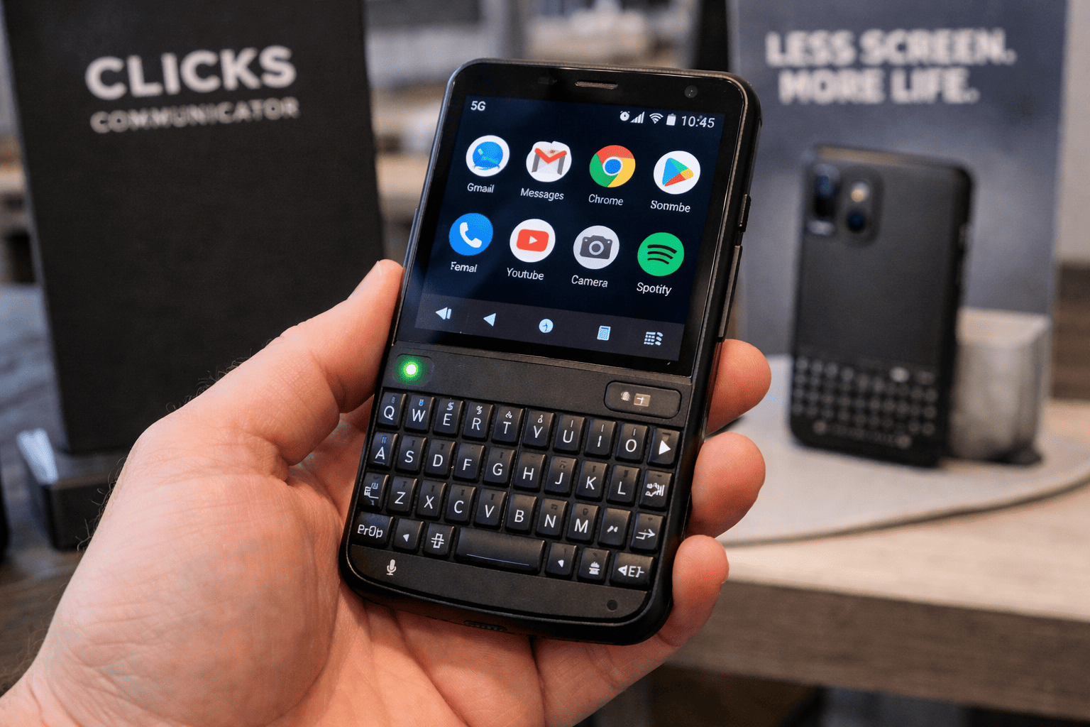 Di Tengah Dominasi Layar Sentuh, Clicks Communicator Tawarkan Android dengan Keyboard QWERTY